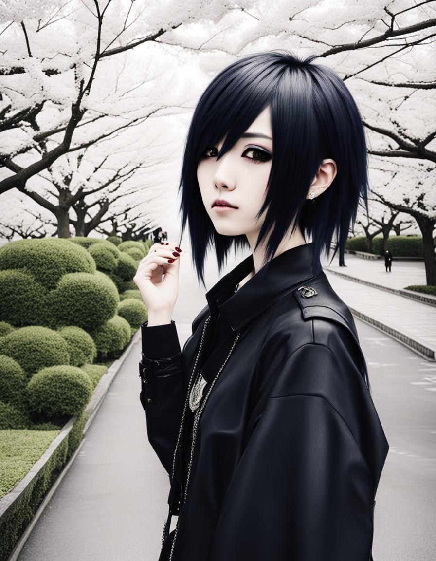 Sakurasan as Beautiful Emo Portrait