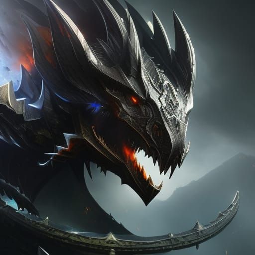 Armored Lava Dragon Concept Art