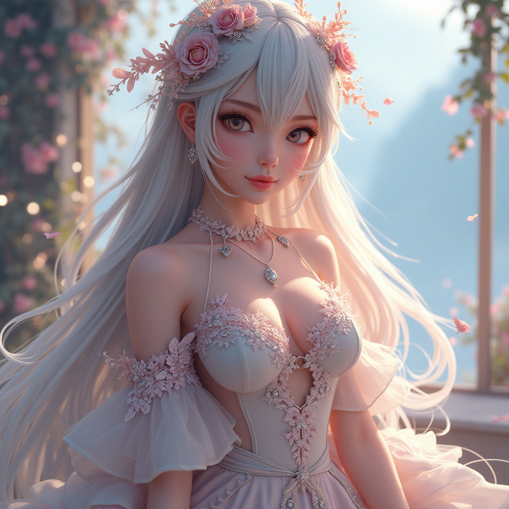 Anime Style Portrait of Thalia Grace's Sister