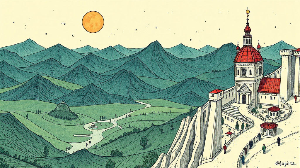 Surreal Doodle Art Inspired by Dante's Divine Comedy