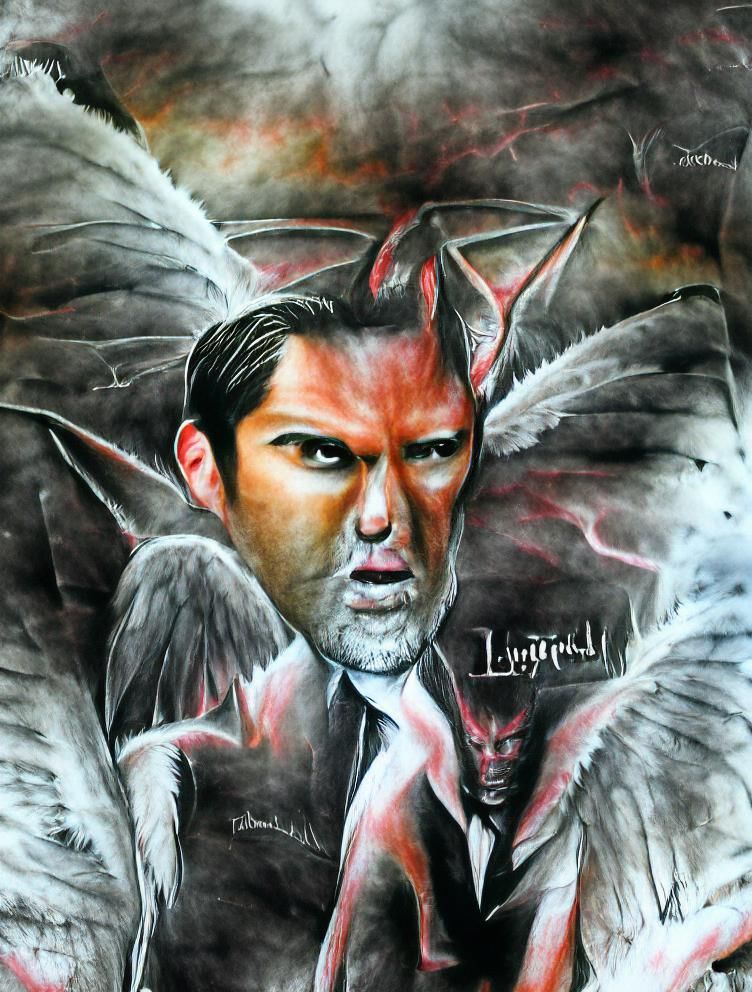 Lucifer Morningstar Digital Illustration