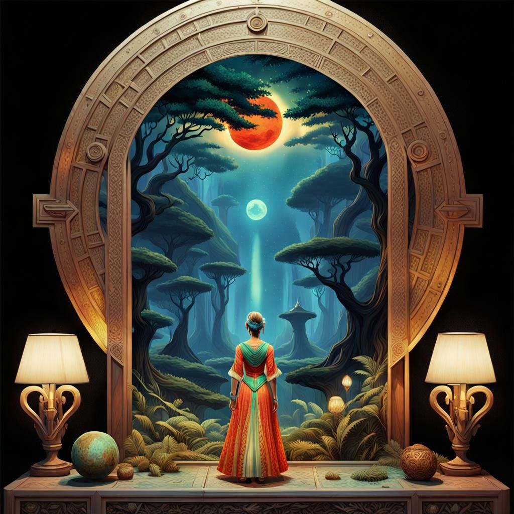 Mysterious Gypsy Lady Embarks on Enchanting Journey Through ...