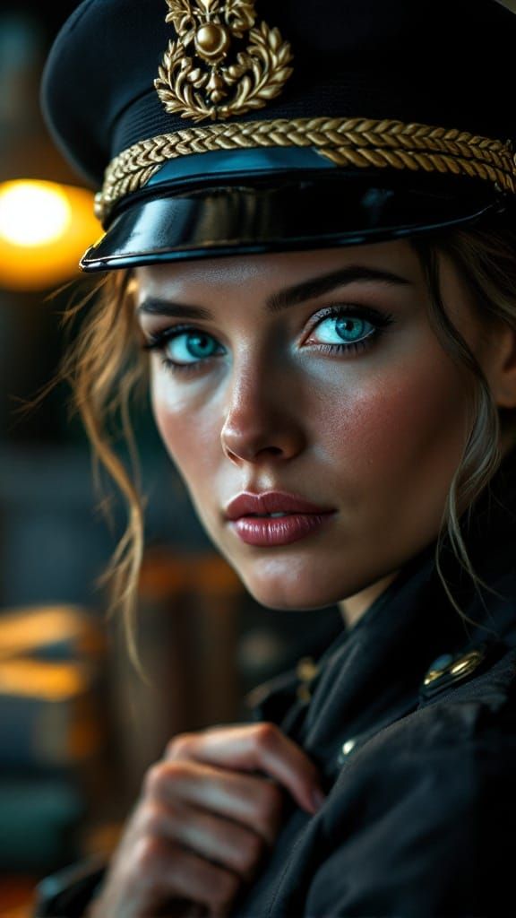 Moody Nordic Detective Portrait in Cinematic Style