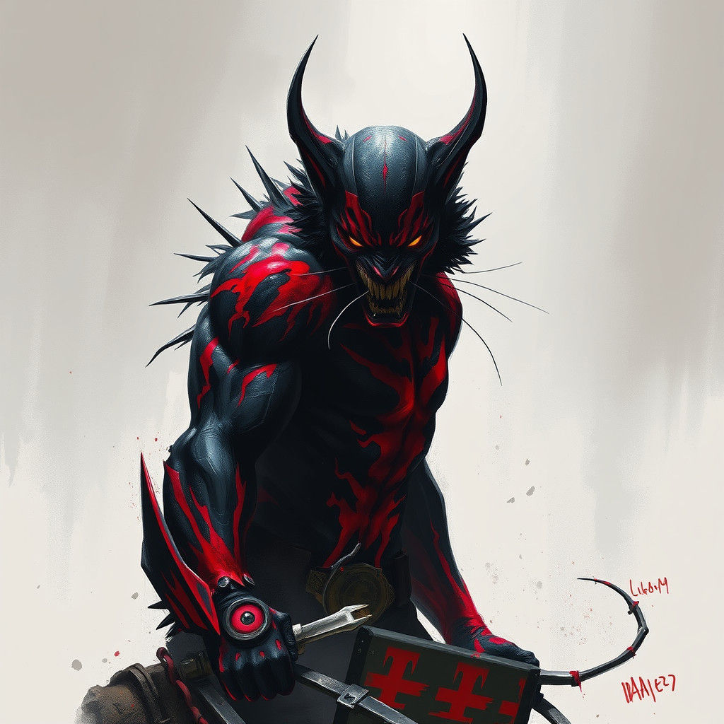 Sinister Daredevil Lobo Tigra Amalgam