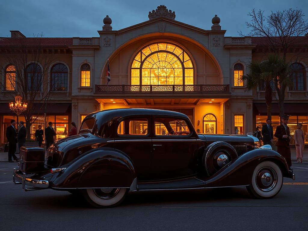 Luxurious 1930s Car at Grand Opera House