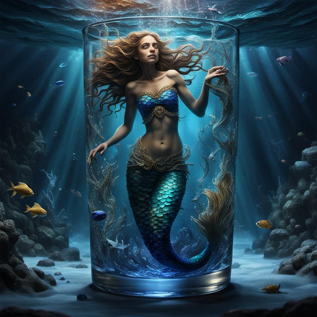 Mermaid in Glass: Fantasy Concept Art in Deep Color