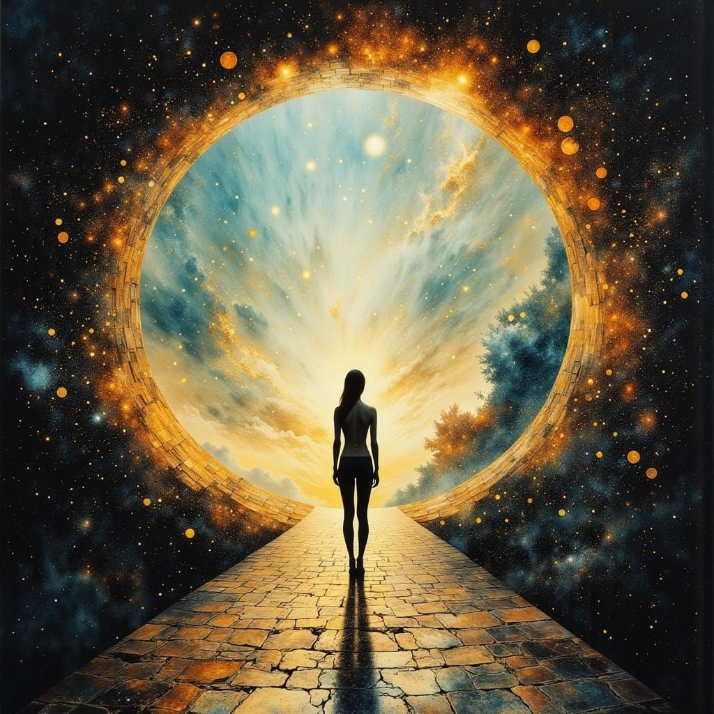 Surreal Portal to Abstract Void