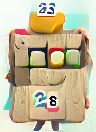 AI Generated Numberblock 22