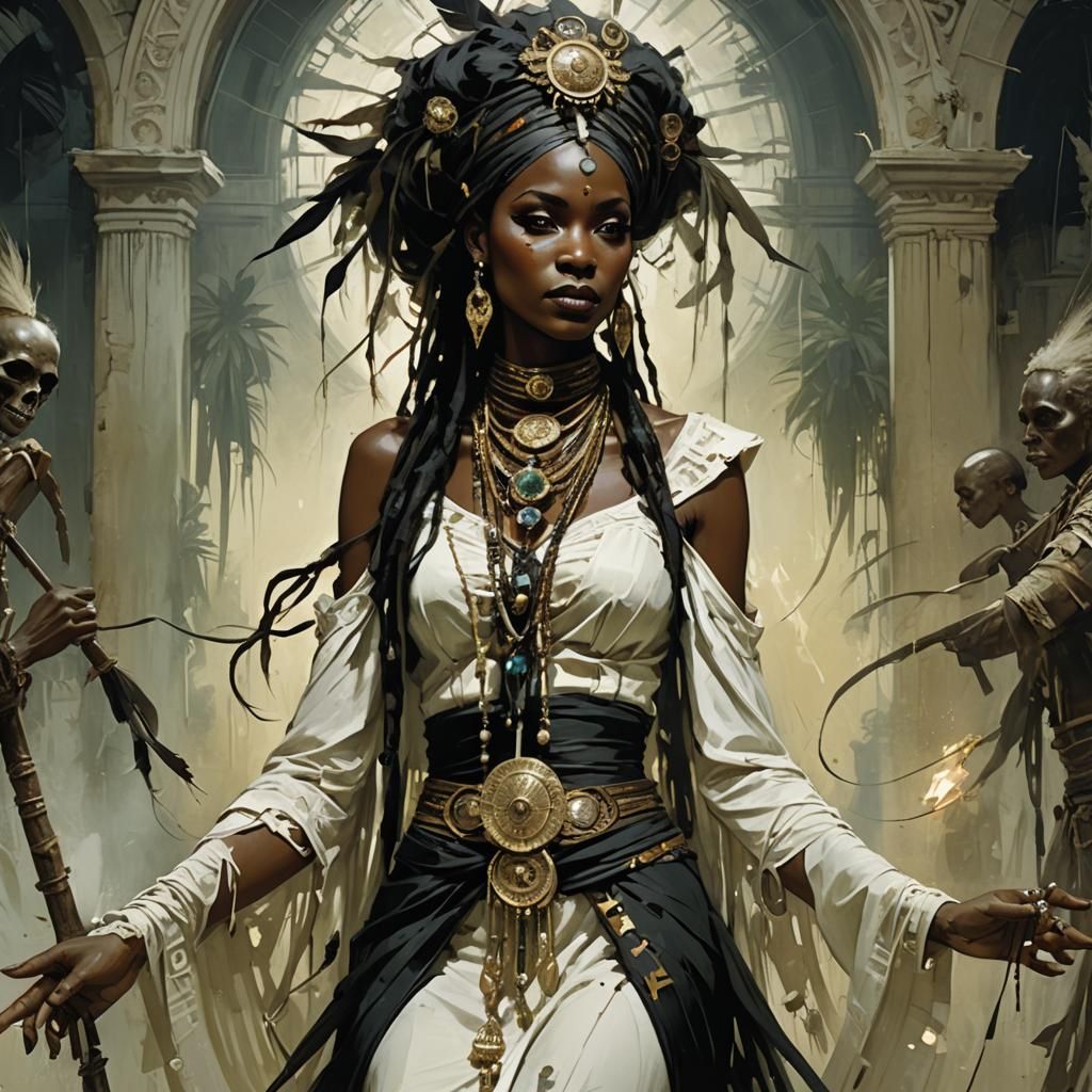 Voodoo priestess