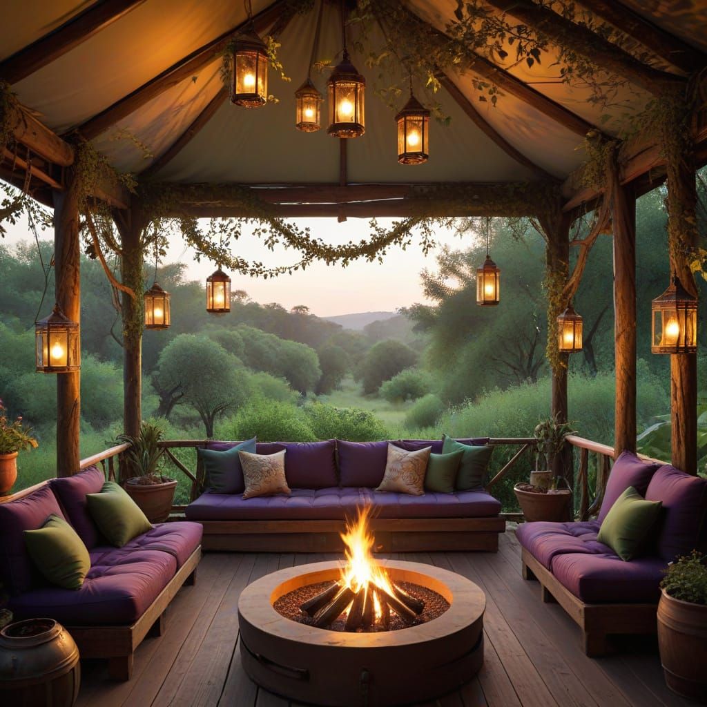 Luxurious Gypsy-Inspired Tent in Whimsical Bohemian Architec...