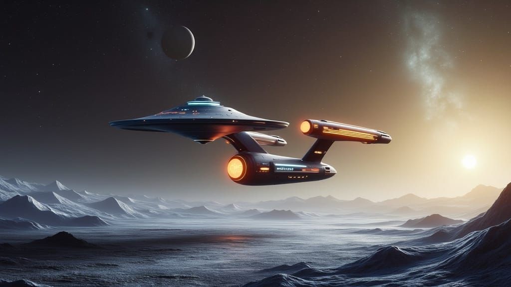 Cinematic Starship Emerges from the Oort Cloud