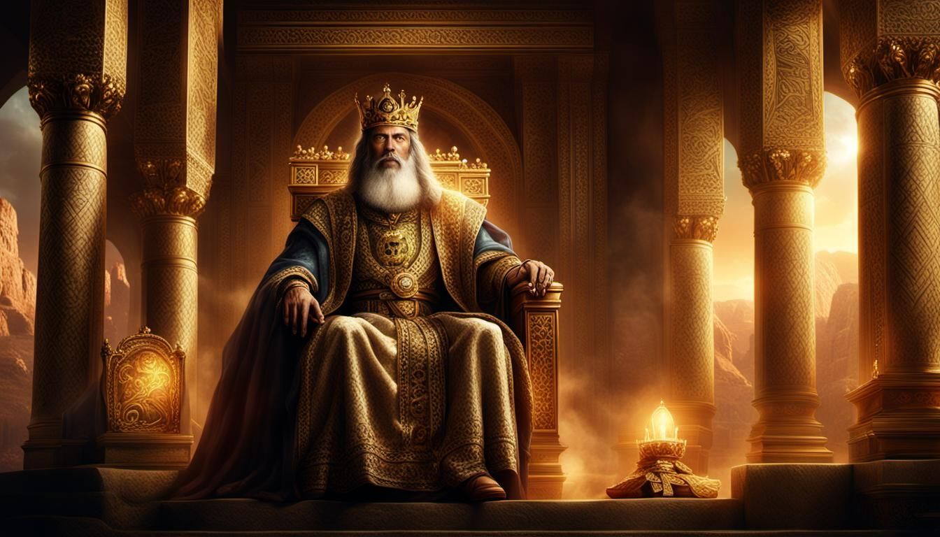 King Solomon Illustration: Mystery and Grandeur