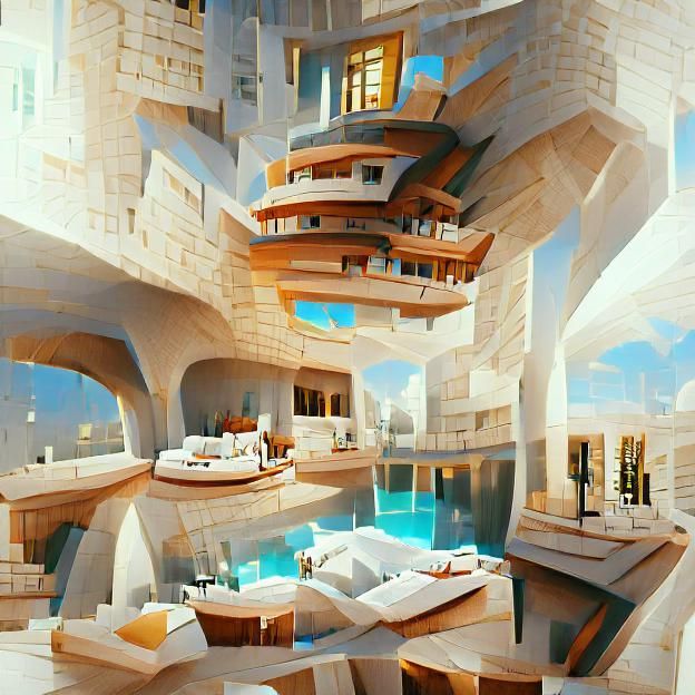 Minecraft Mansion Inspired by Famous Architects
