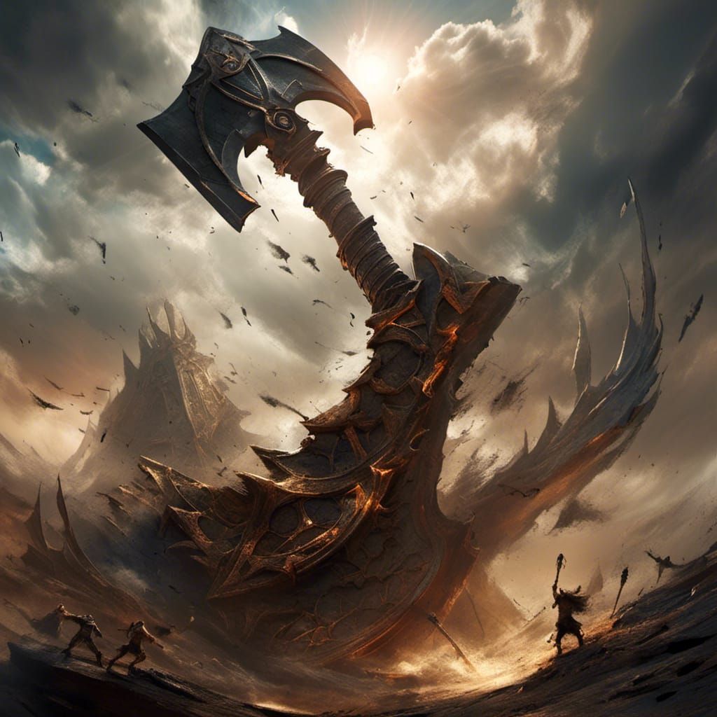 Battle Axe of the Dwarven God Gimmesh