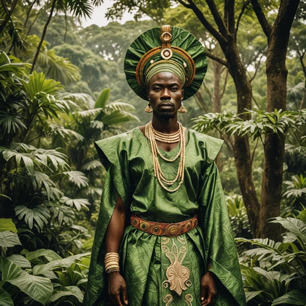 Oduduwa Embodies Yoruba Mythology in Stunning Photo