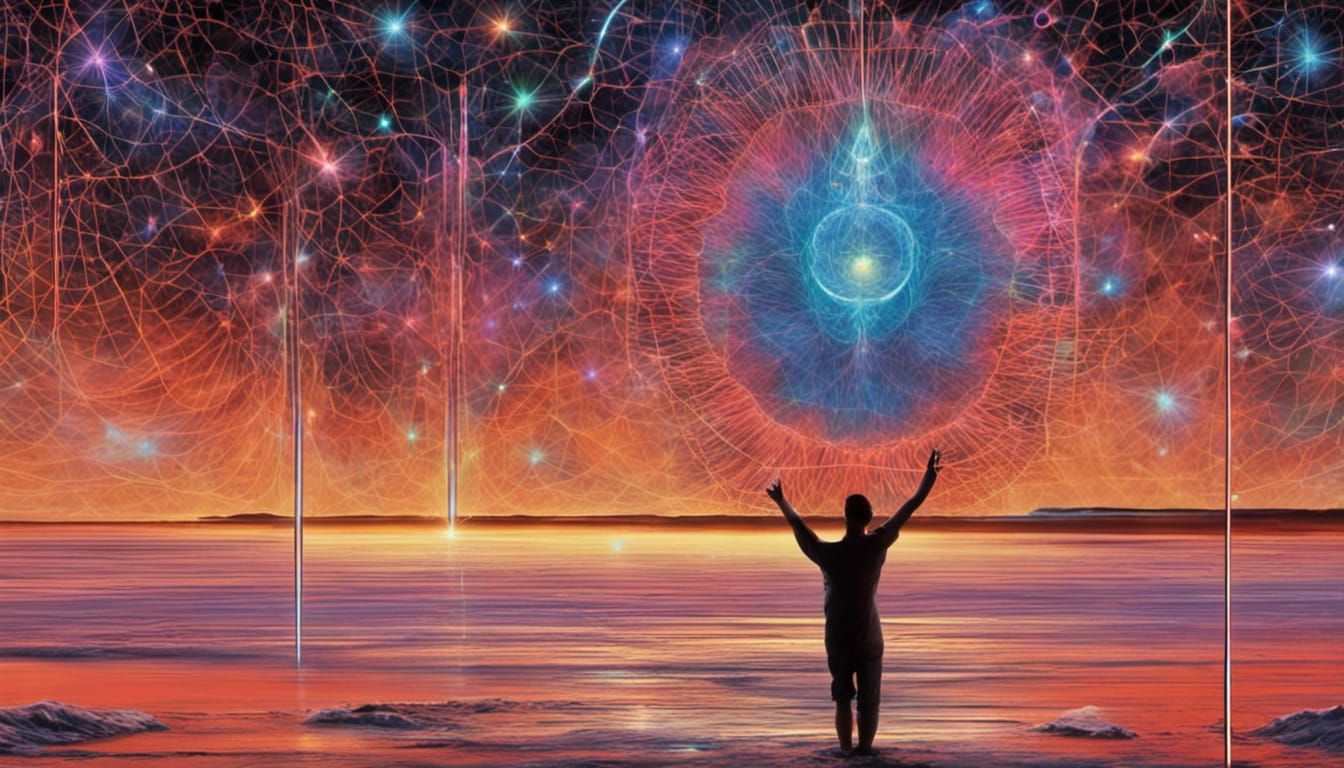 Energetic Cosmic Vibrations Under Black Light