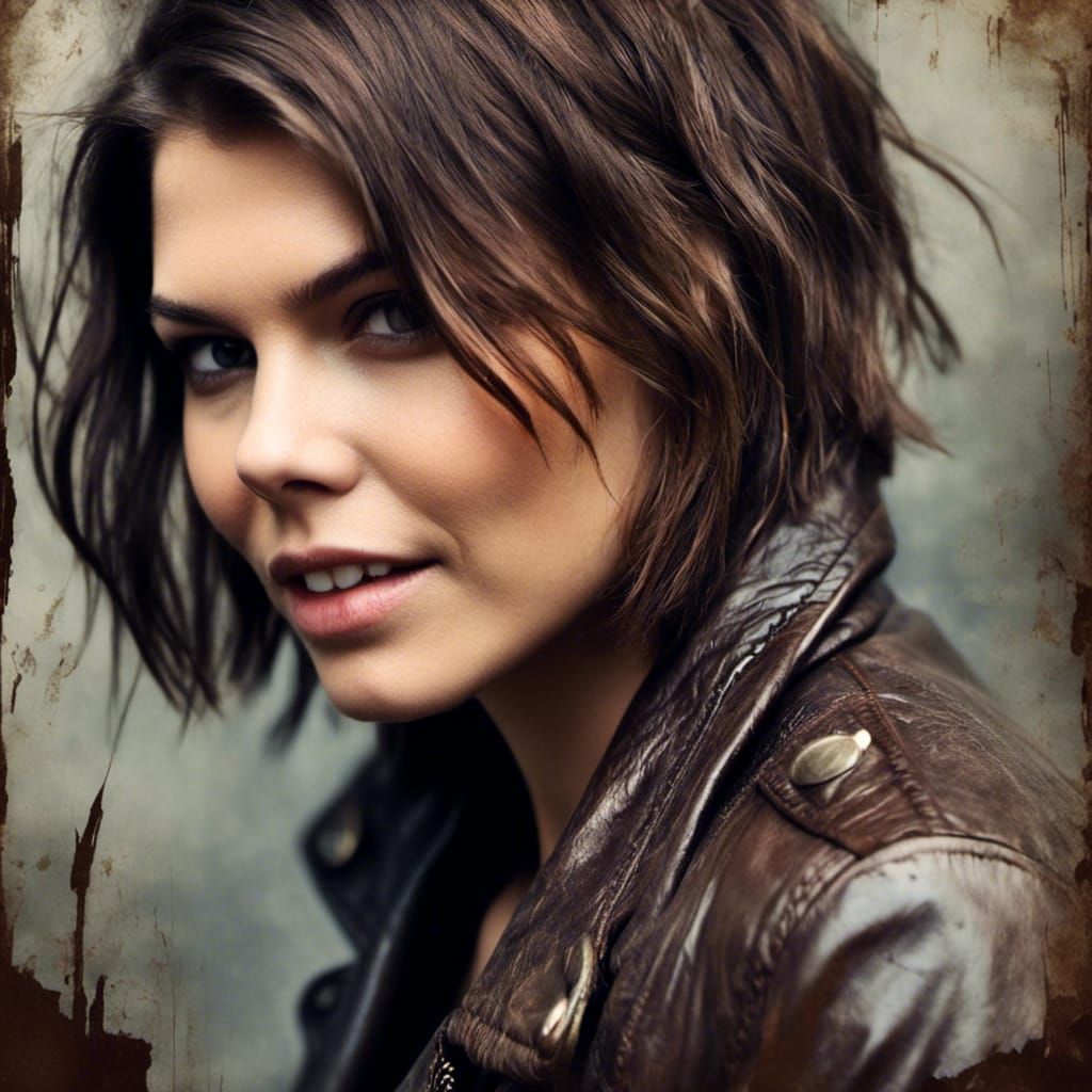 dark beautiful Maggie Rhee