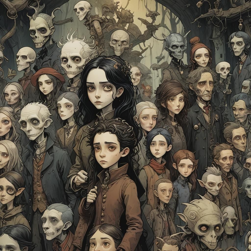 Dystopian Horror Masterpiece: A Gothic Mystery