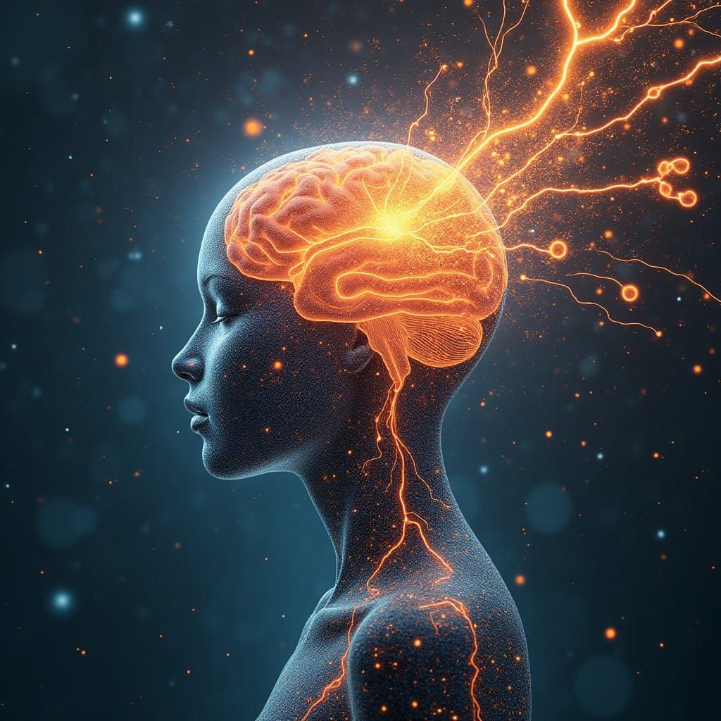 Cosmic Synapse in Serene Landscapes