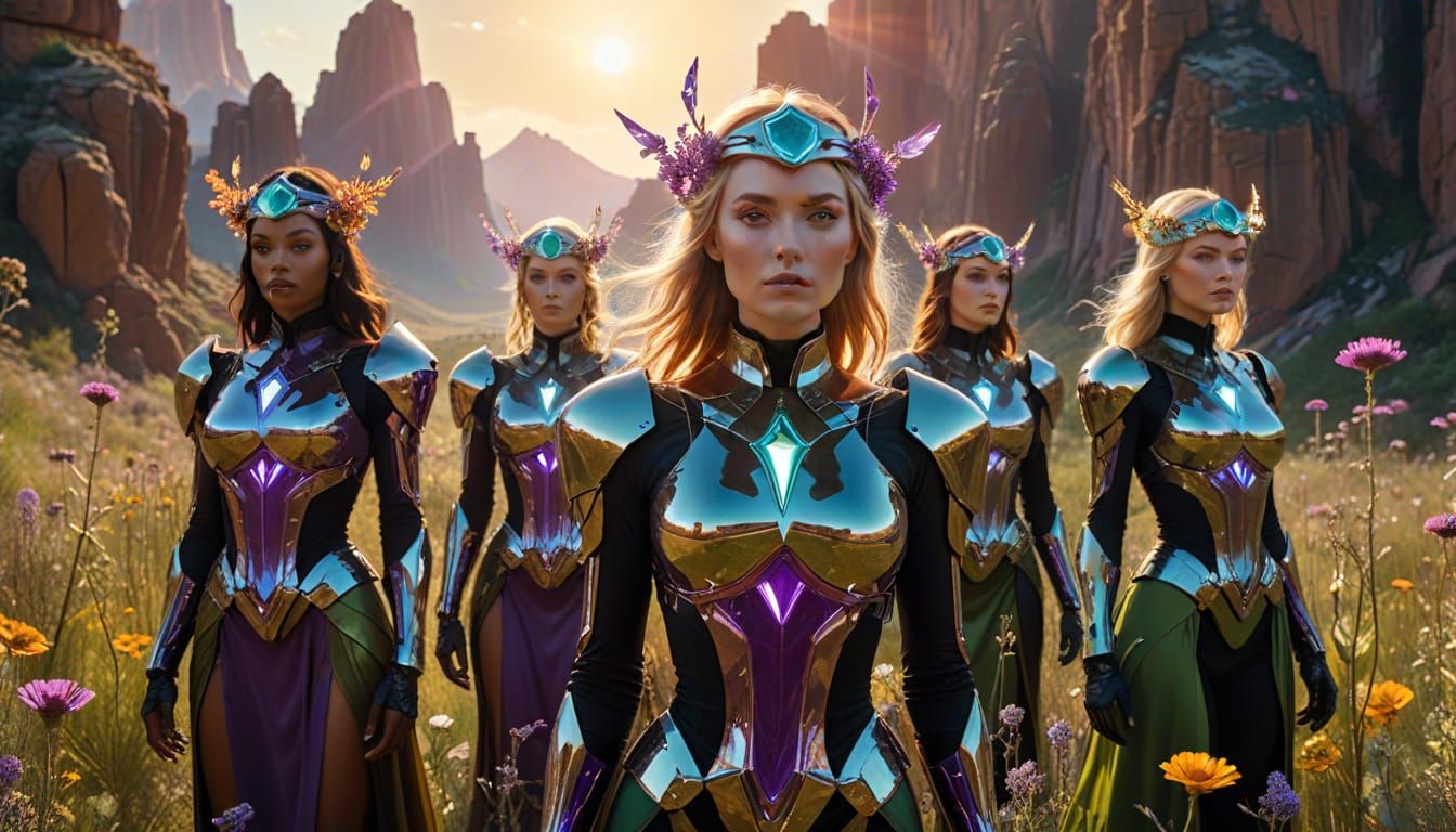 Psychedelic Pulp: Powerful Women in Surreal Landscape