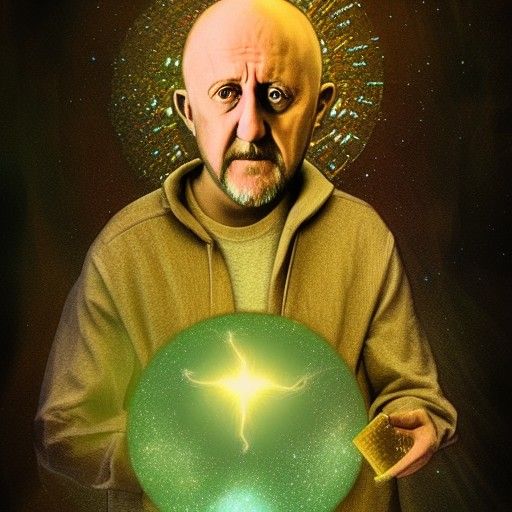 Mike Ehrmantraut Ascends: A Cosmic Astral God