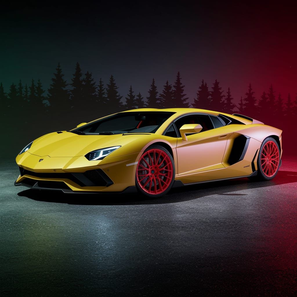 Sleek 2020 Aventador LP 780-4 Ultimae Illuminates Neon Fores...