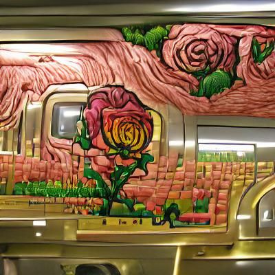 Surreal Subway Rose Garden
