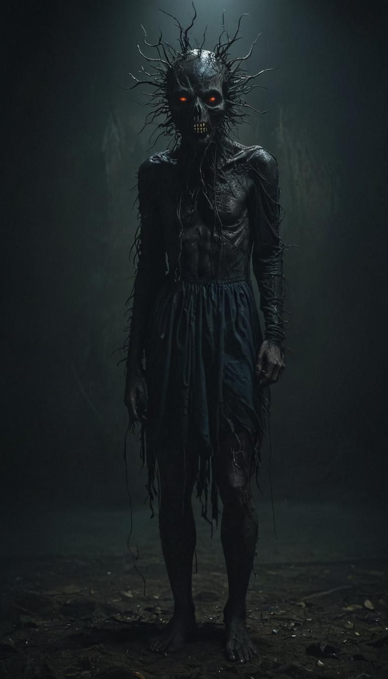 Surreal Depression Creature in Vibrant Colors