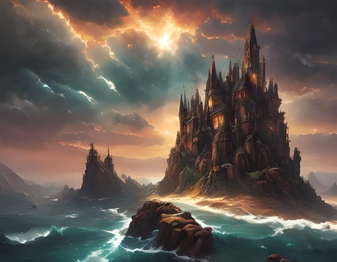 Breathtaking Fantasy Landscape in HDR