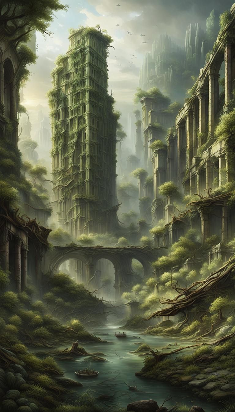 Nature Reclaims Ruins: Forests and Rivers Prevail