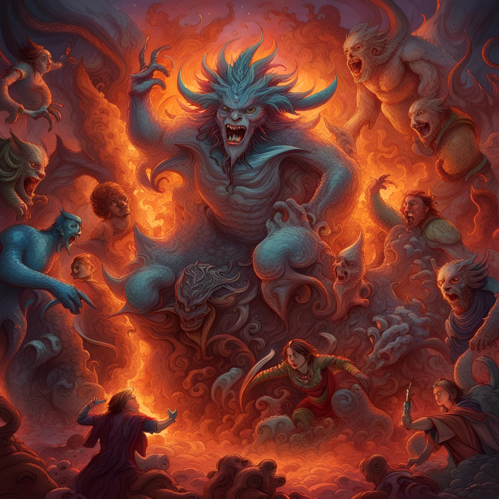 Infernal Nightmare: Demons and Fire in Burning Hell