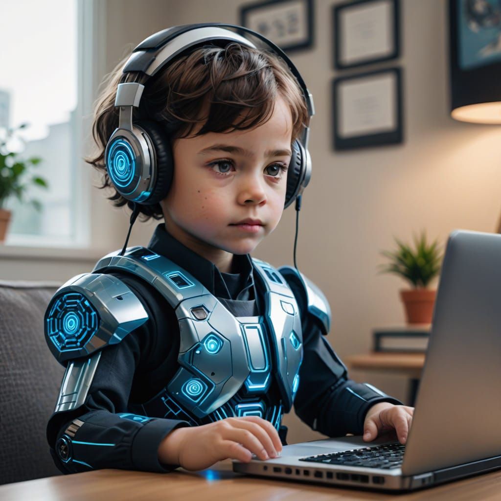 Children Transformed into AI Entities