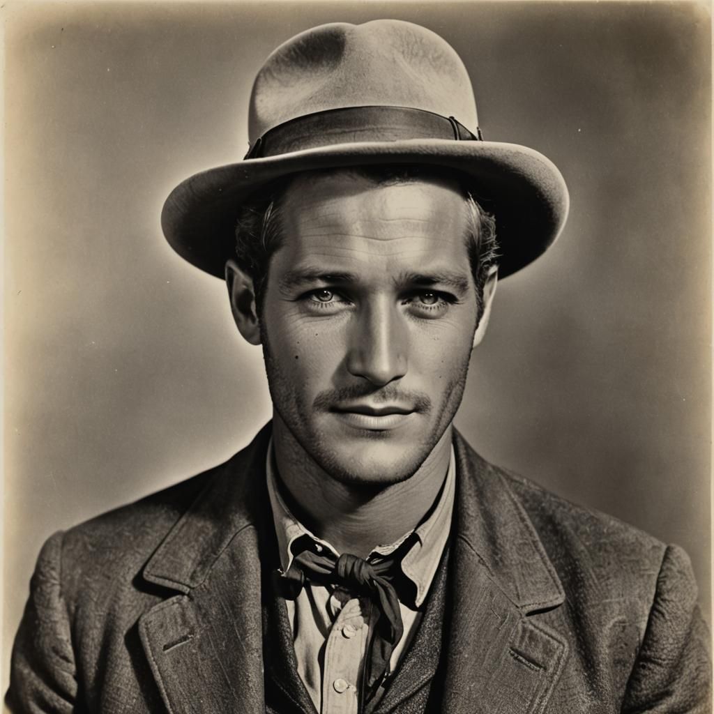Paul Newman as Butch Cassidy: A Photo Portrait