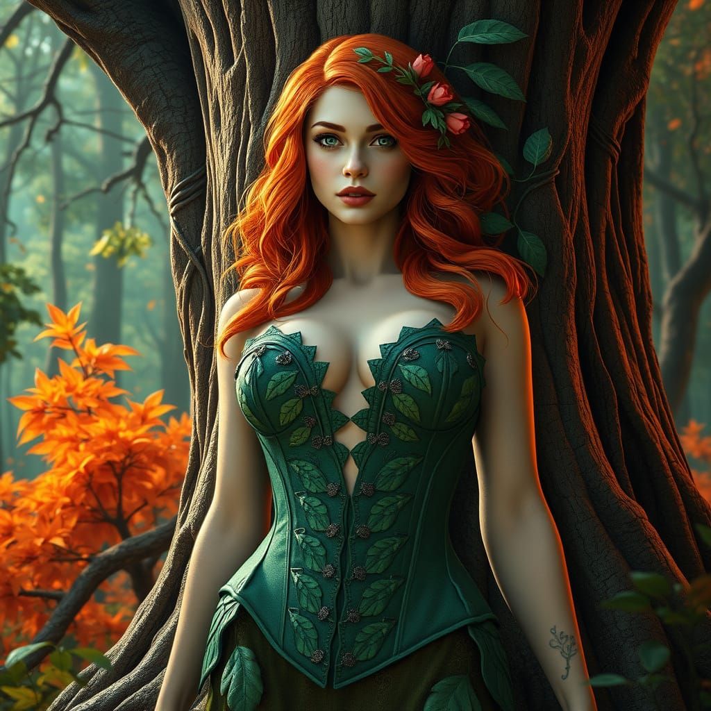 Enchanted Forest Pin-Up Girl