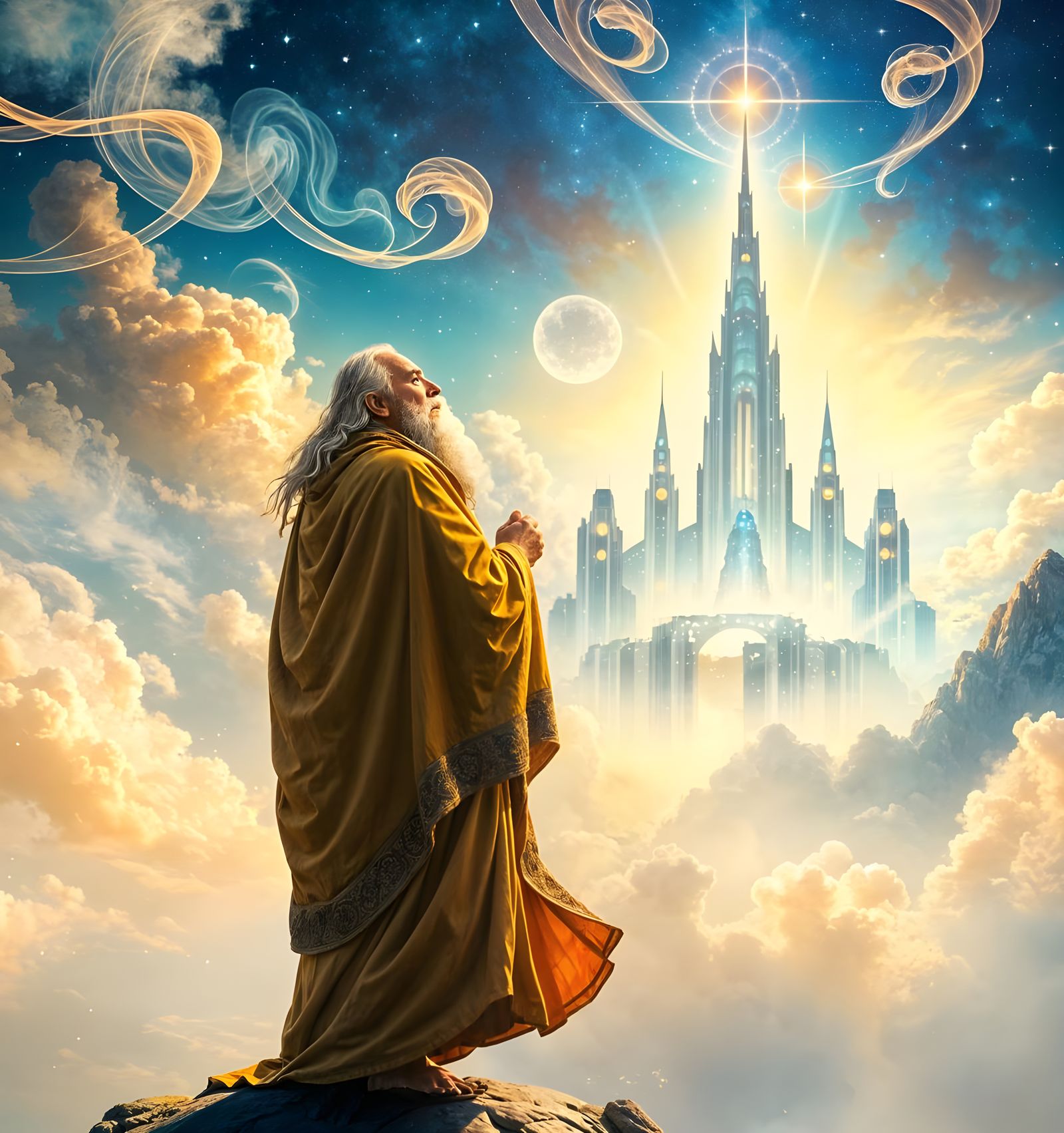 Prophet's Vision: A Futuristic Heavenly City