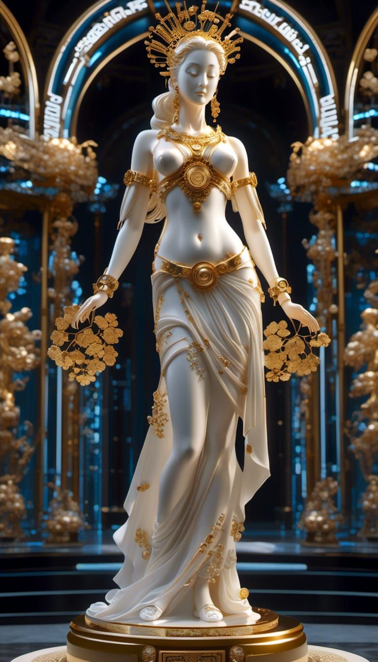 Aphrodite Sculpture in Renaissance Style