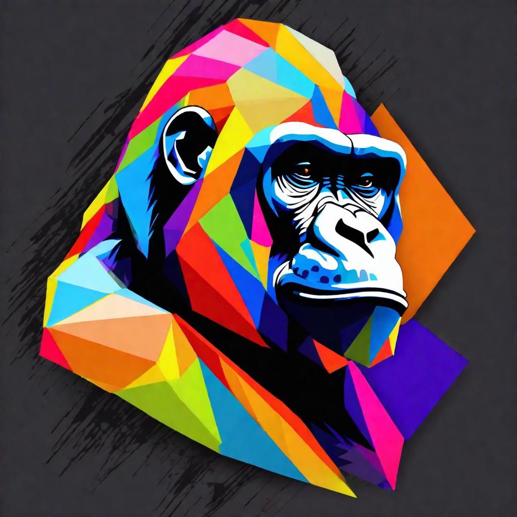 Colourful Gorilla