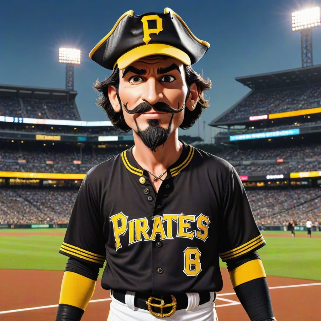 Captain Hook in Pittsburgh Pirates Uniform