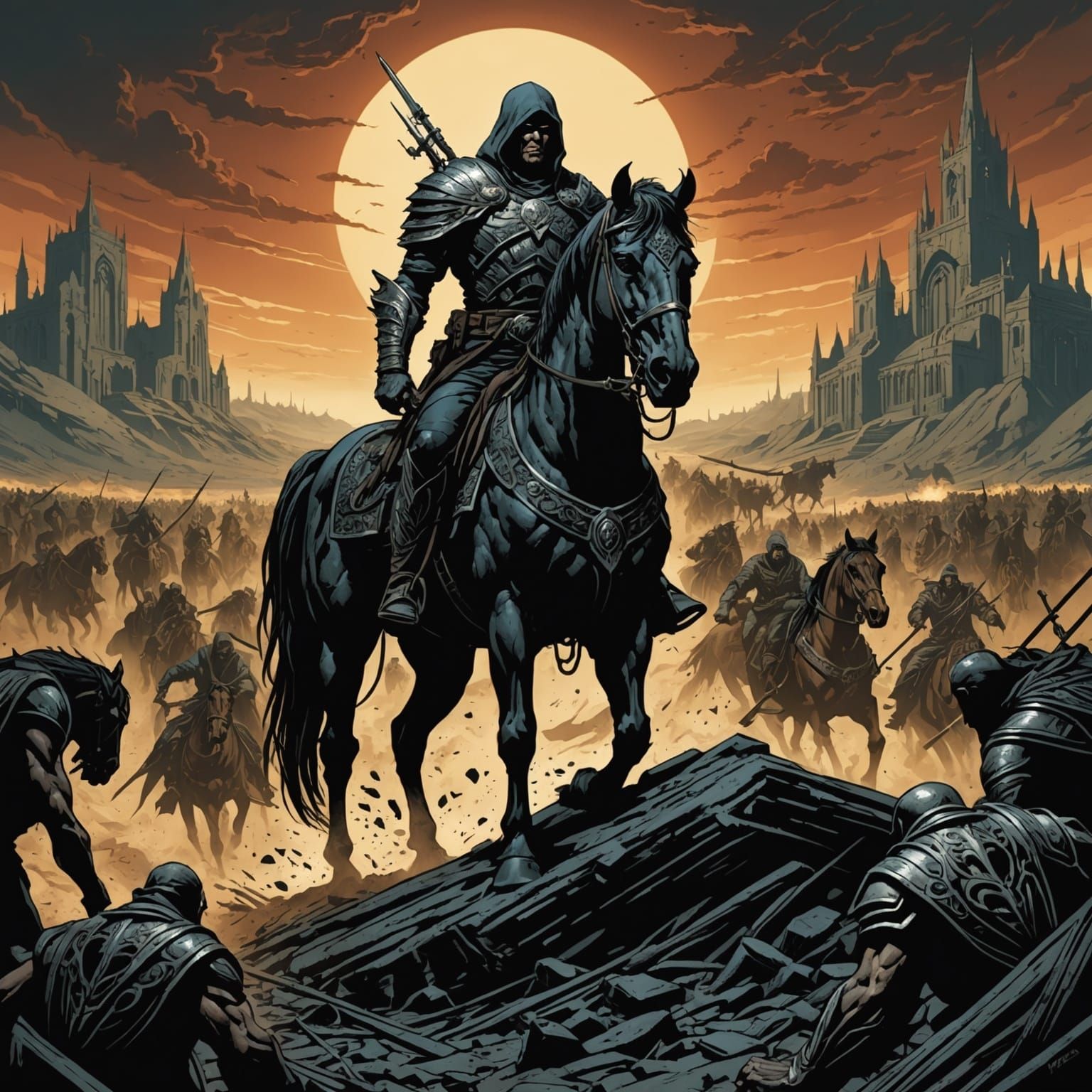 Famine: Horseman of the Apocalypse in Comic Art