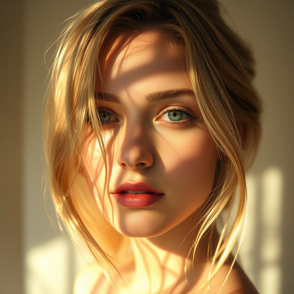 Golden Goddess in Soft Focus