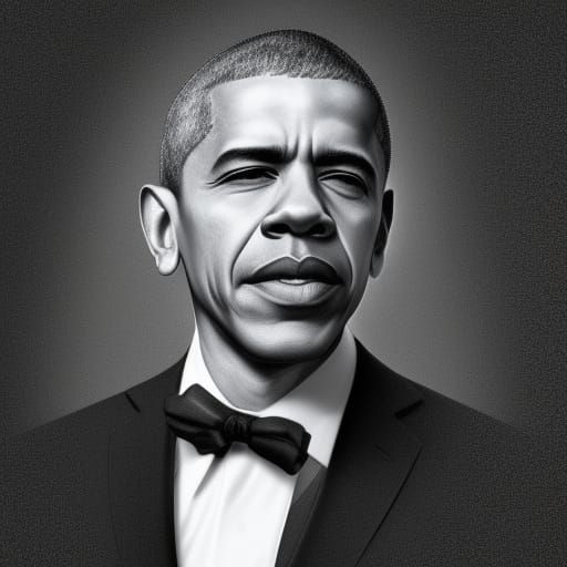 Detailed Portrait of Barack Obama in 8k Resolution