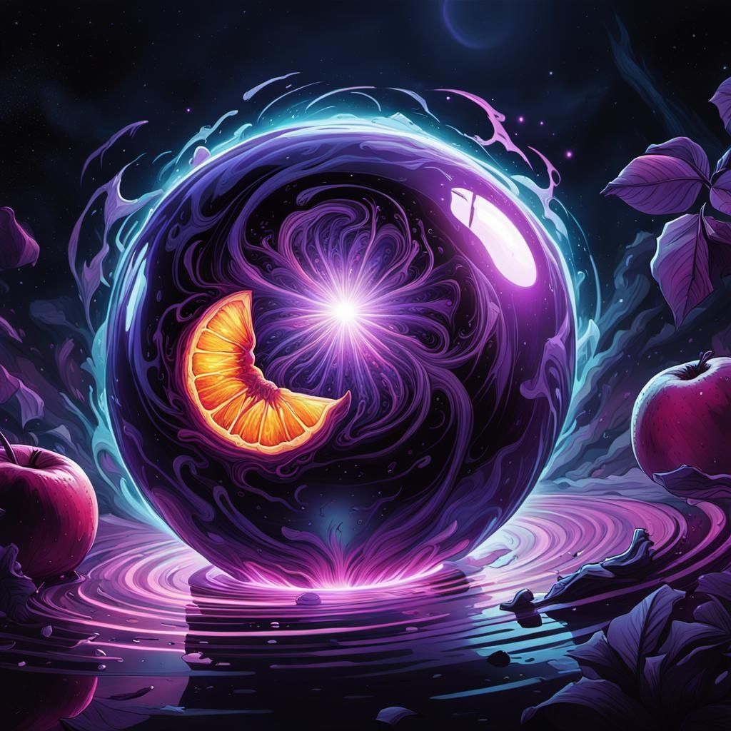 Magical Void Orb of a Mystikal Fruit from the One Pice Anime