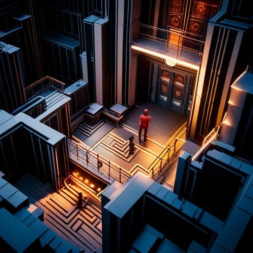 Brain Maze: 3D Game Cinematic Graphics