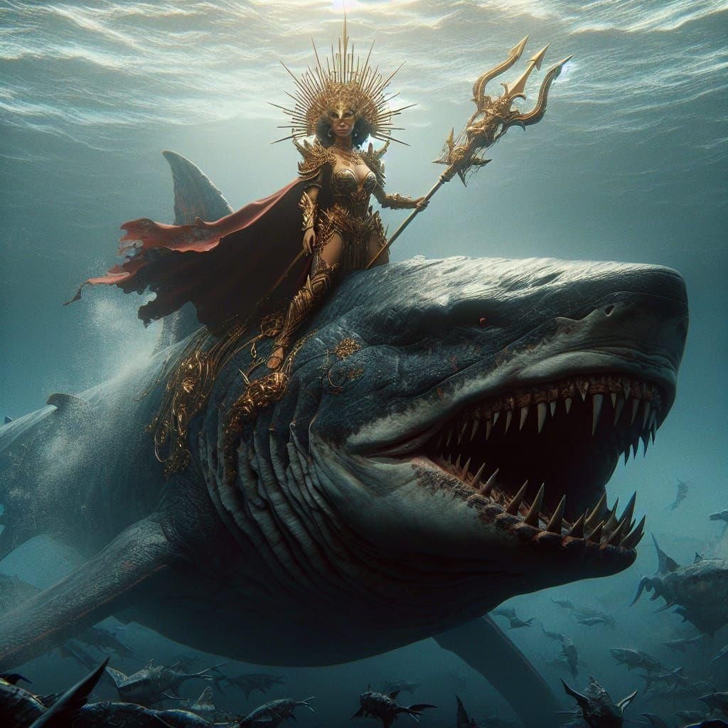 Megalodon Warrior Princess of the Deep Sea