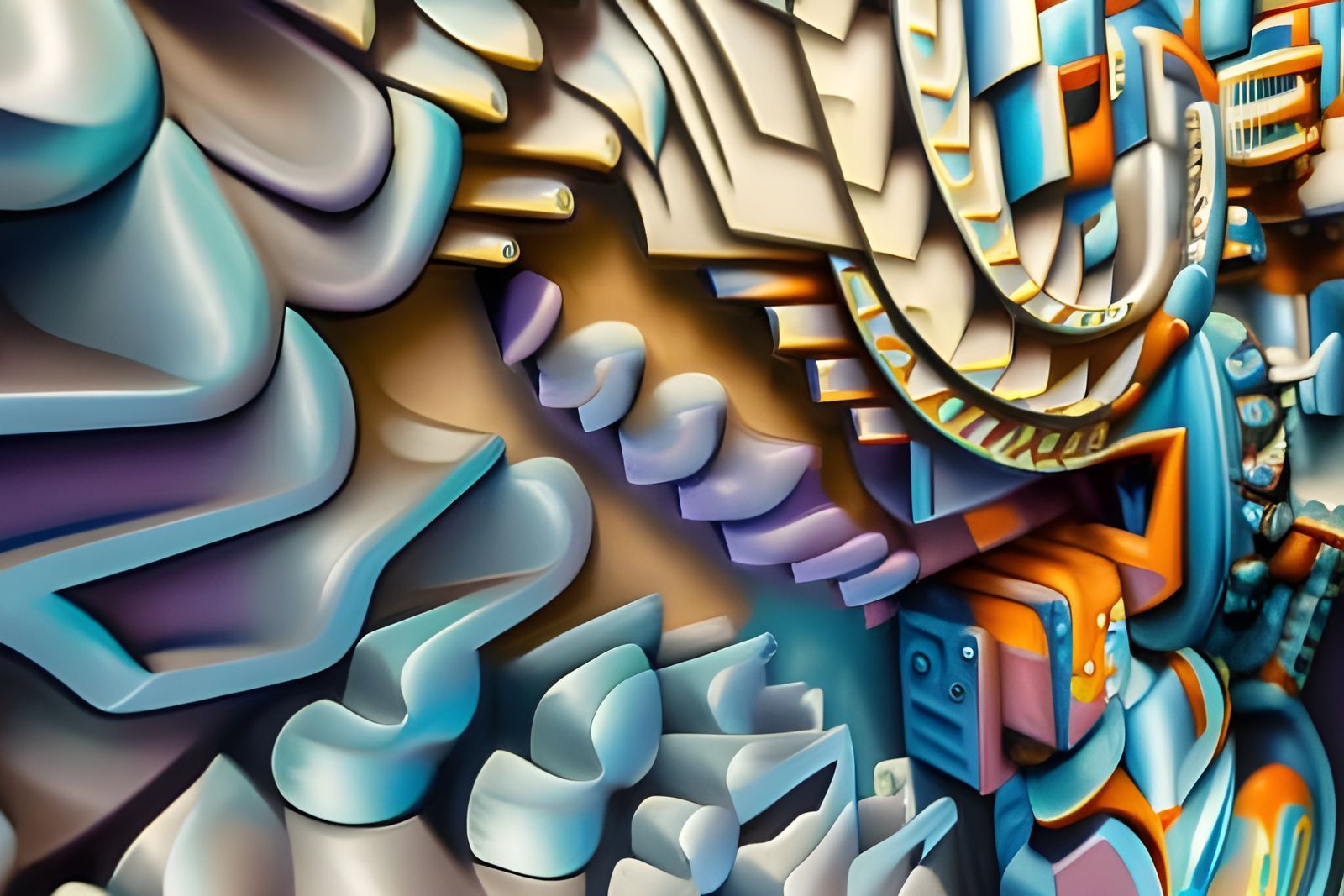 Abstract psy-sci-fi urban art 18mar23