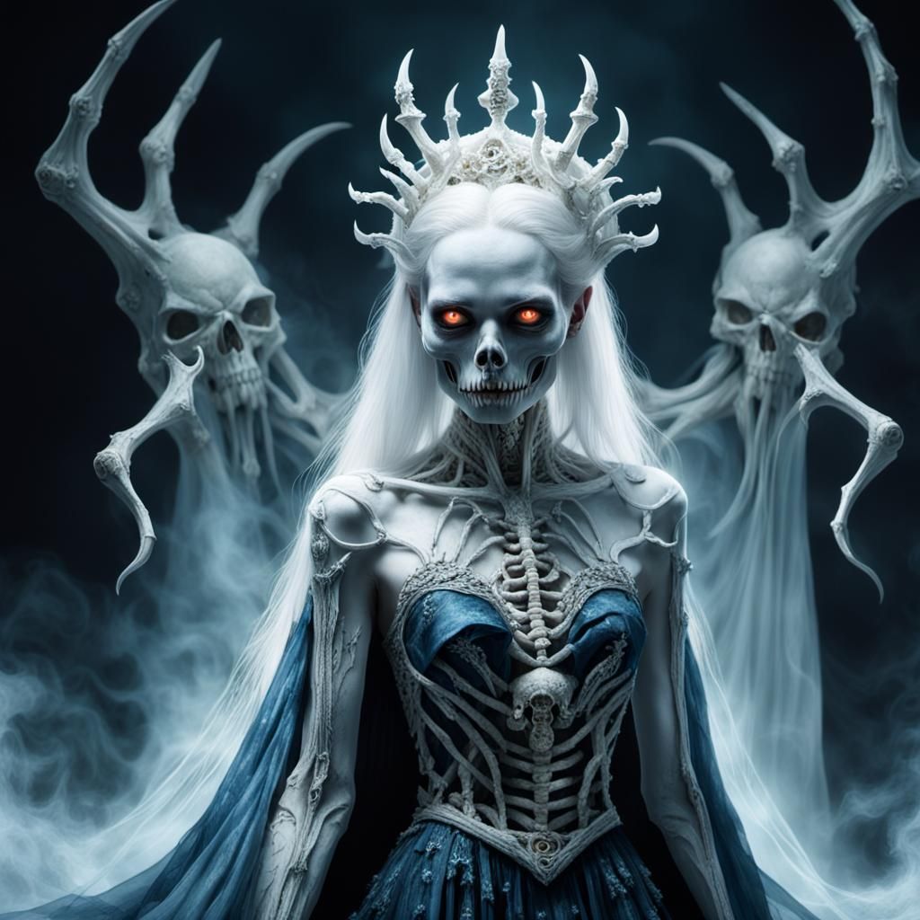 Demonic Albino Woman's Macabre Torture Scene