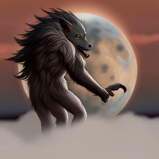 Werewolf of over one hundred years old, changing during full moon