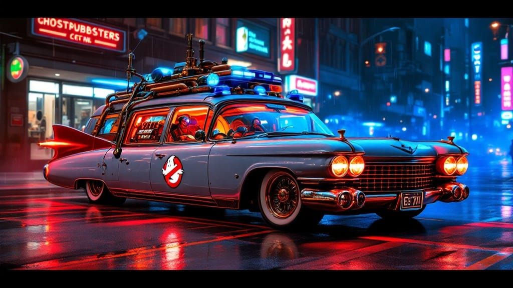 Neon City Ghostbusters