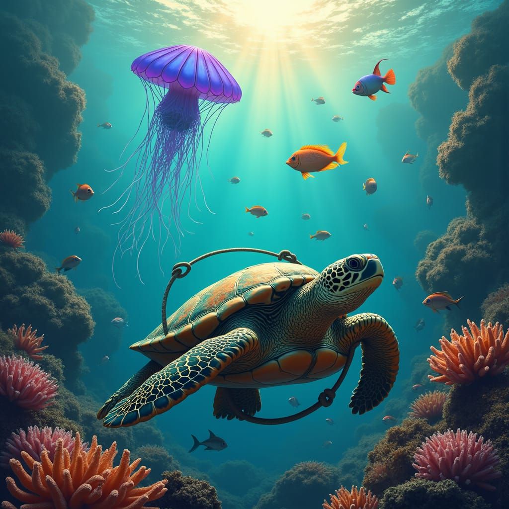 Ocean Life Struggles in Polluted Waters