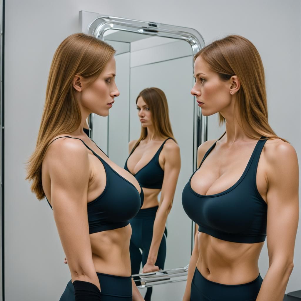 Yoga Staredown: Two Women Face to Face